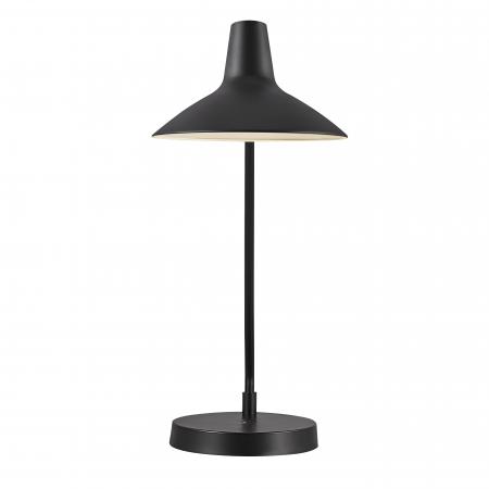 BUNDLE DFTP Darci Tischleuchte Schwarz inkl. 2 E14 LED Lampen von Osram